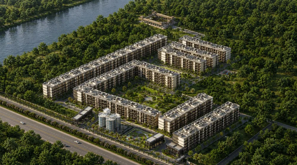 Golden Avenue Riverside City Render 7